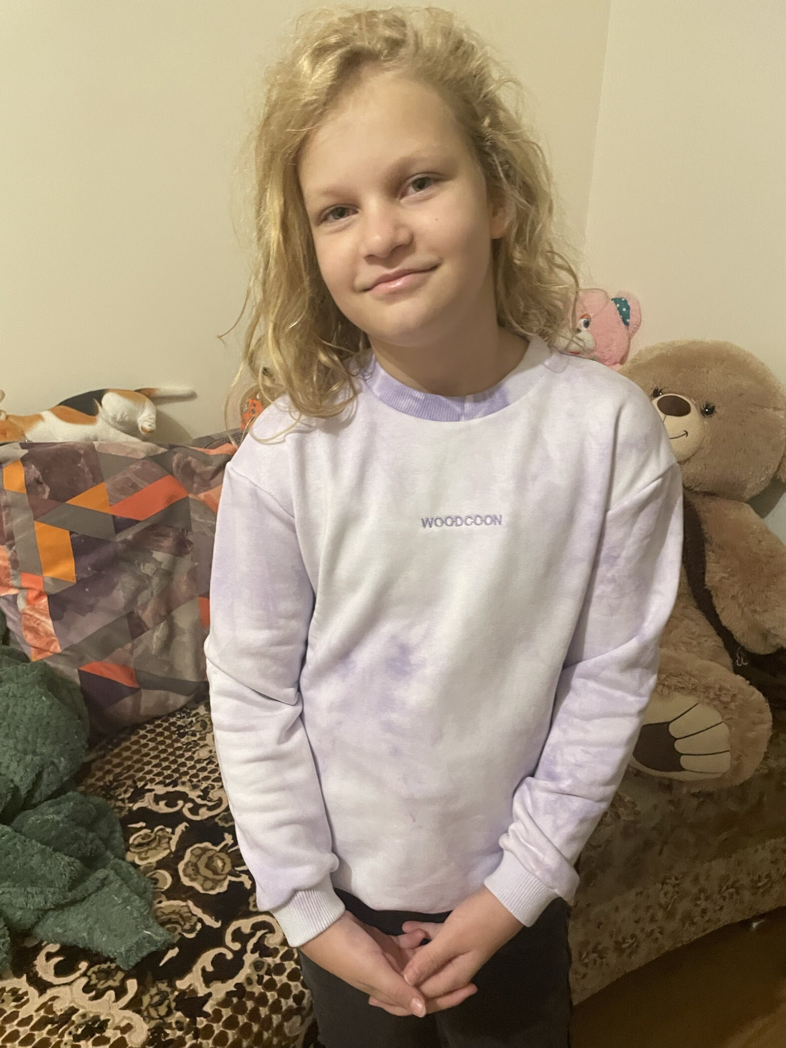 Фотография покупателя товара Свитшот для мальчика «Тай-дай», серый, рост 86-92 см - Фото 1