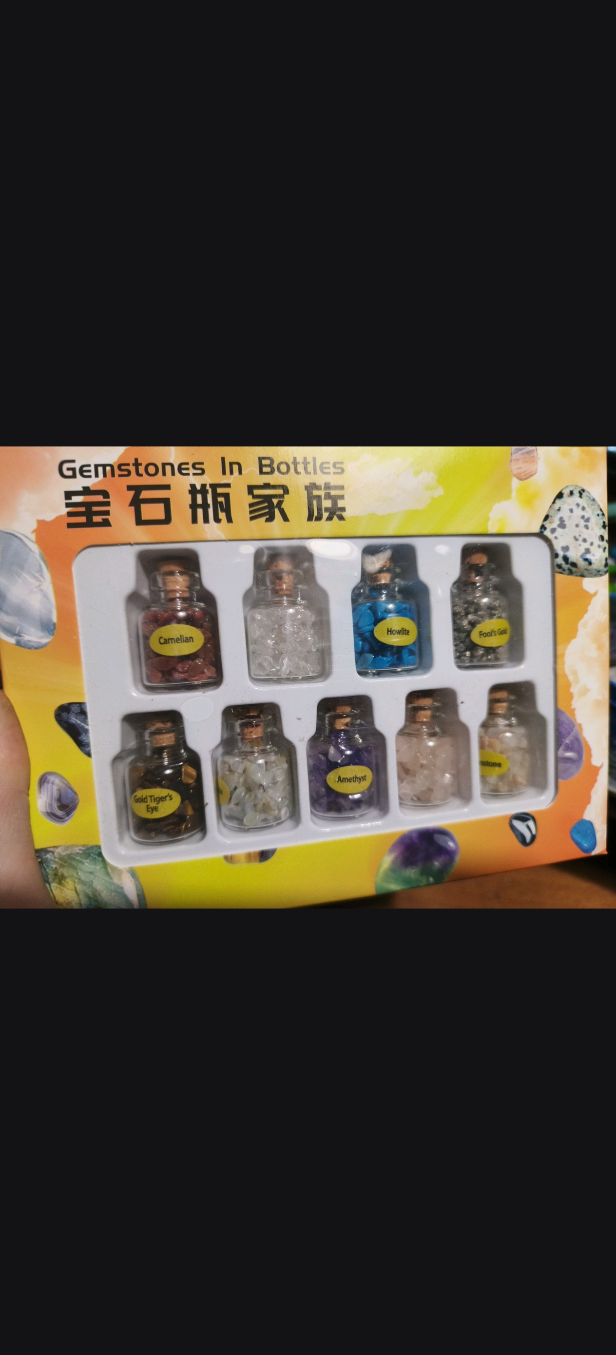 Фотография покупателя товара Коллекция кристаллов сувенирных в баночке «Ретро», набор 9 шт. - Фото 2