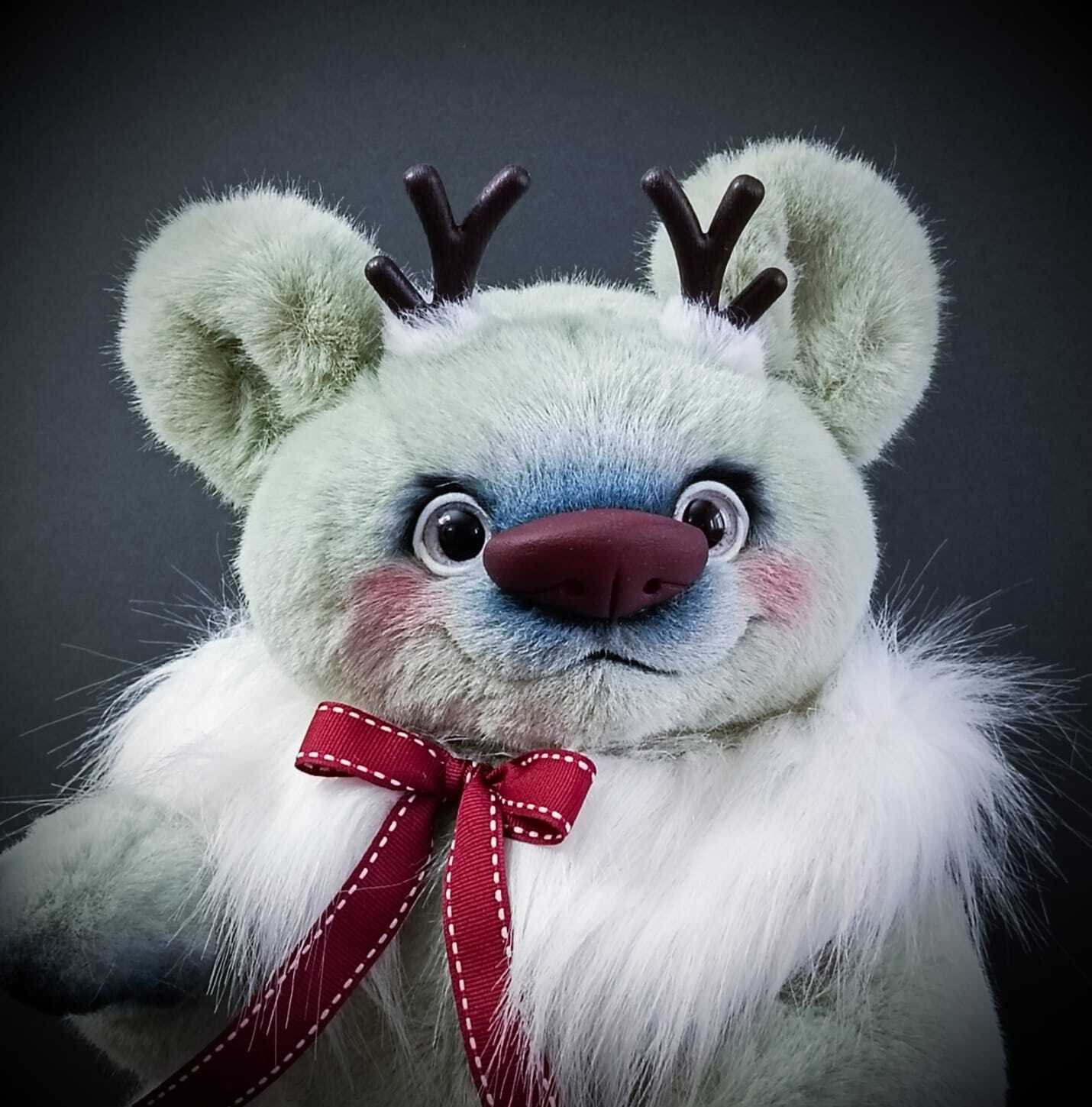 Фотография покупателя товара Рожки «Оленьи» размер 1 шт. — 5×4 см, набор 2 шт. - Фото 2