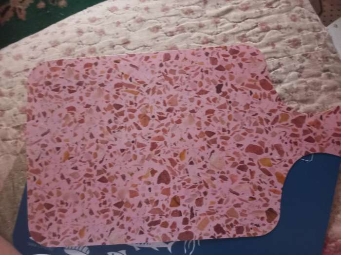 Фотография покупателя товара Доска разделочная пластиковая Abstraction, 20×35 см, МИКС - Фото 5