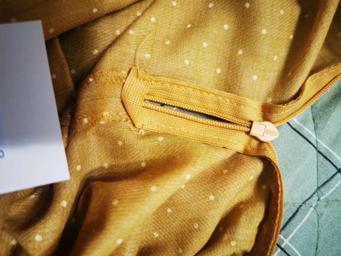 Фотография покупателя товара Платье детское MINAKU: Cotton collection цвет горчица, рост 104 - Фото 4