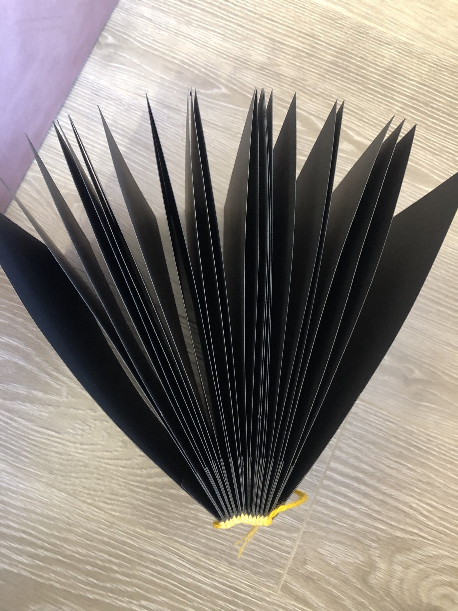 Фотография покупателя товара Лист для фотоальбома, чёрный, 20.5×29 см - Фото 3