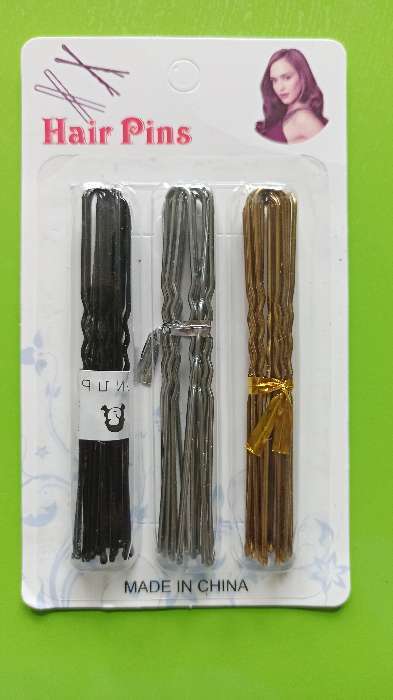 Фотография покупателя товара Шпильки для волос (набор 30 шт) 8 см, 3 цвета