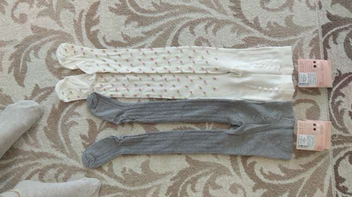 Фотография покупателя товара Колготки детские, цвет серый меланж (grigio melange), рост 104-110 см