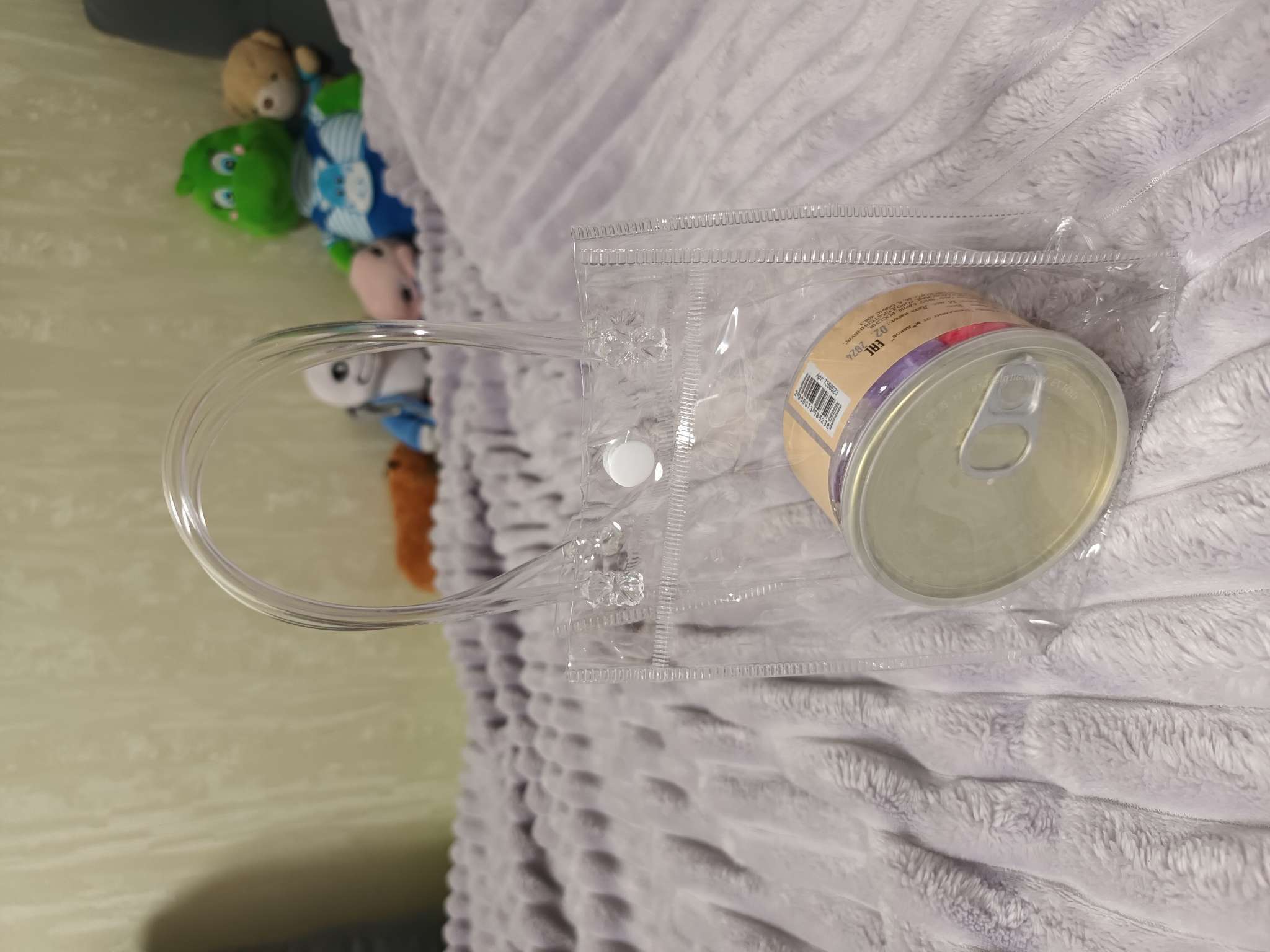 Фотография покупателя товара Пакет прозрачный подарочный из ПВХ, L 26×30×10 см - Фото 1