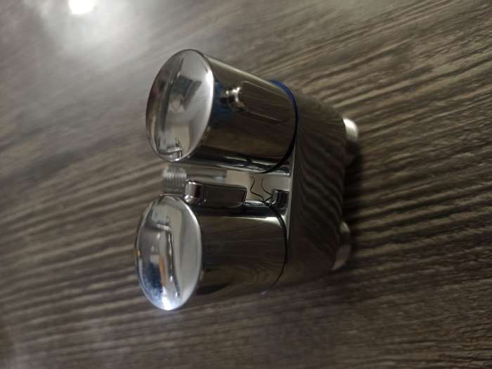 Фотография покупателя товара Кран для бытовых приборов ZEIN, 1/2" × 1/2", угловой, двойной, хром - Фото 1