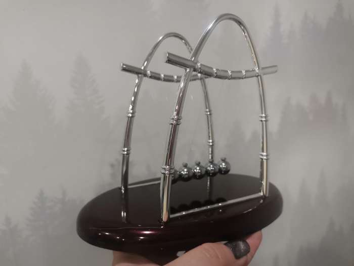 Фотография покупателя товара Маятник «Стрессоуталин» овал маленький 10.5×18×13.5 - Фото 1