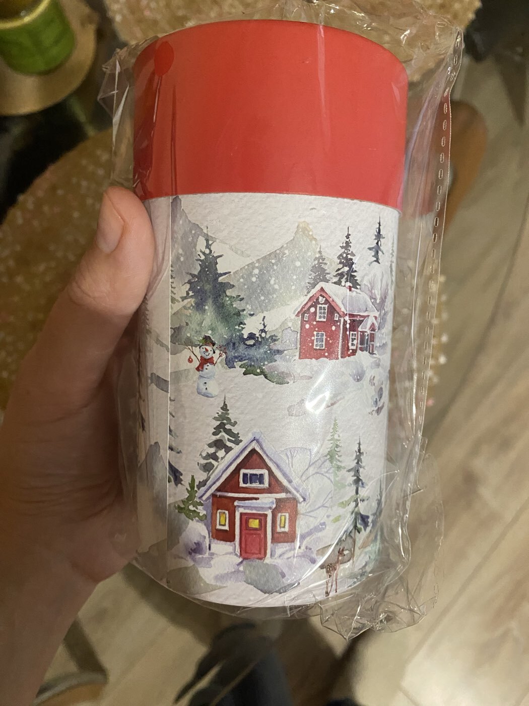 Фотография покупателя товара Коробка новогодняя подарочная «С Новым годом», 8×14.5 см - Фото 4