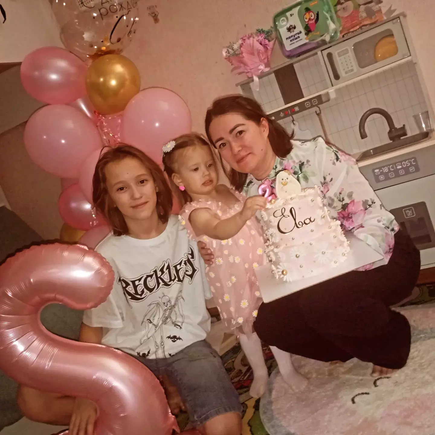 Фотография покупателя товара Воздушные шары латексные 12", 50 шт., светло-розовые - Фото 5