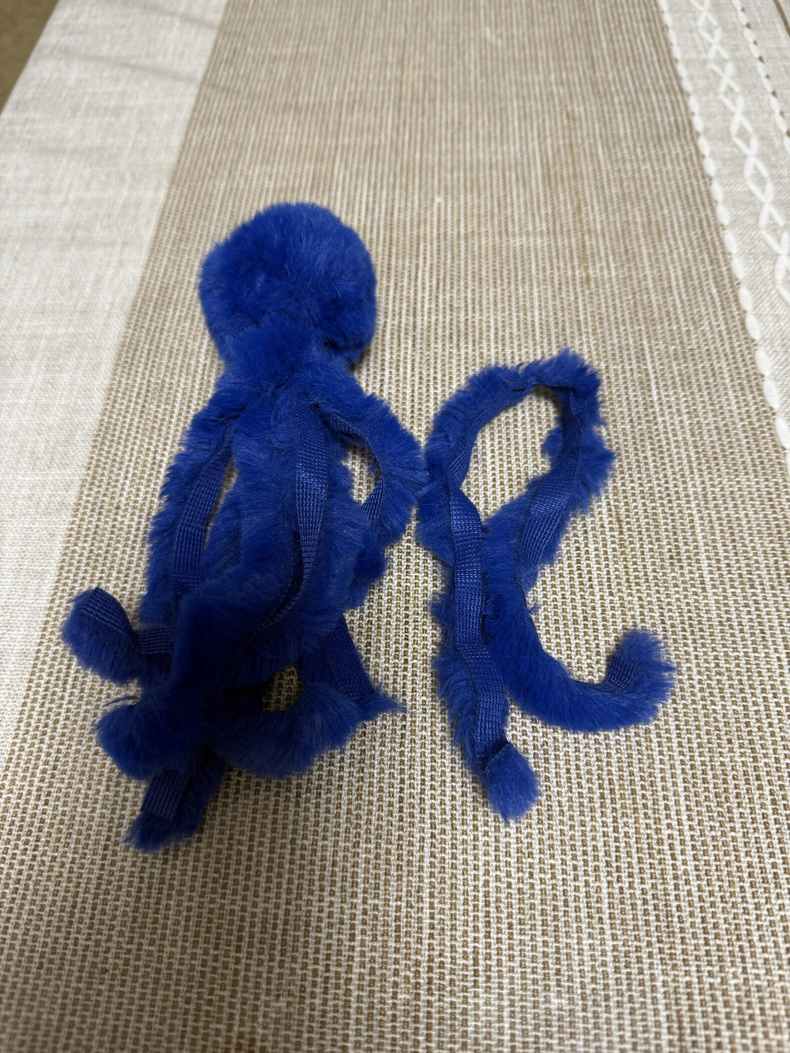 Фотография покупателя товара Игрушка для кошек «Осьминожек», до 19 см, искусственный мех, синяя - Фото 12