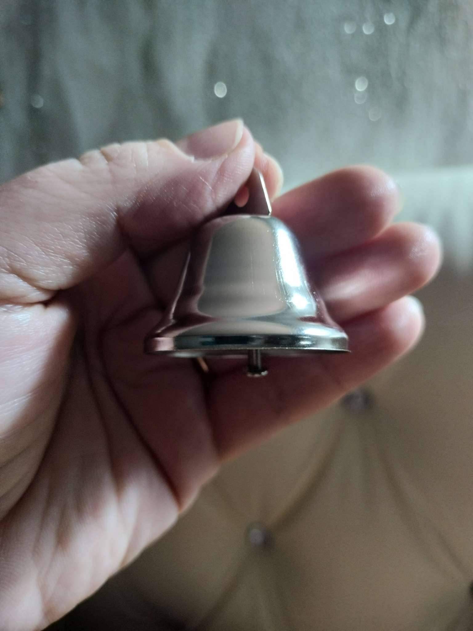 Фотография покупателя товара Колокольчик, 3.8×3.5 см, серебро - Фото 5