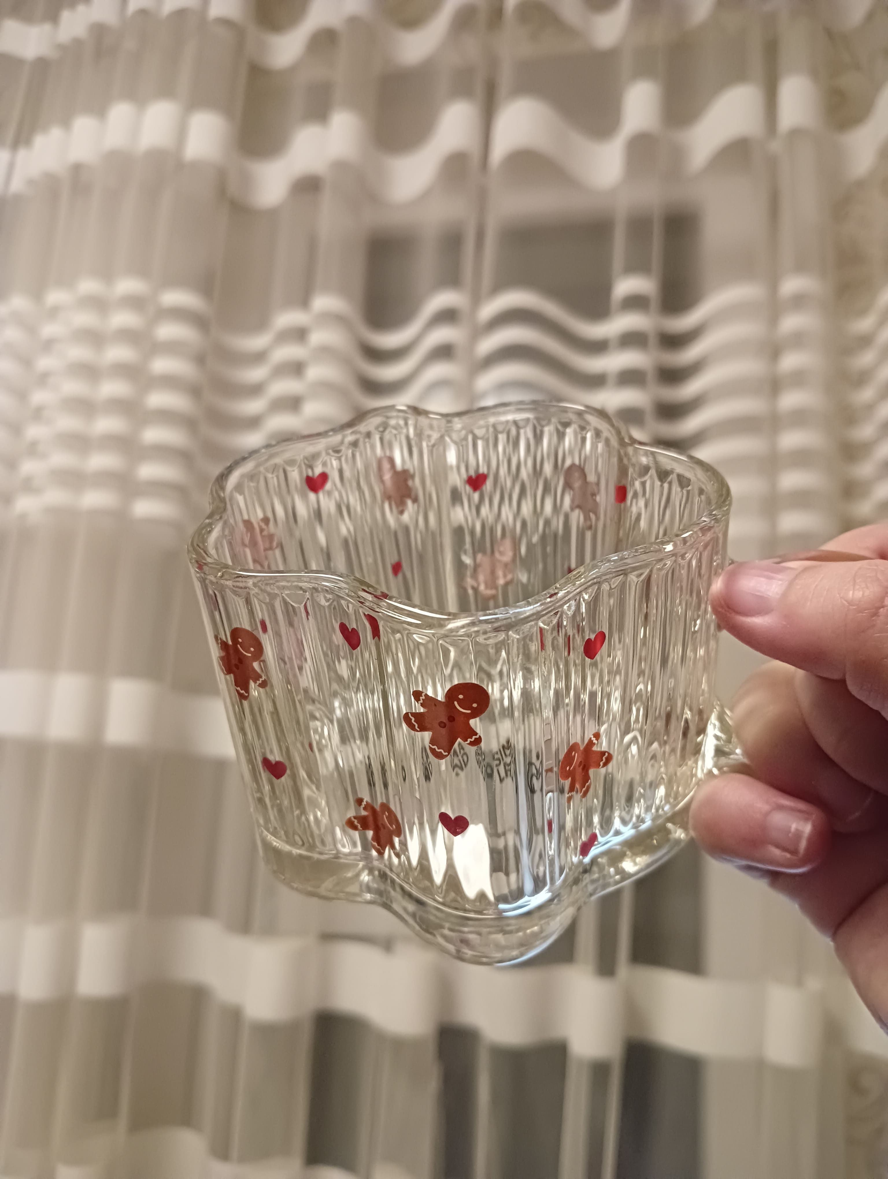 Фотография покупателя товара Кружка стеклянная «Барашки», 260 мл - Фото 6