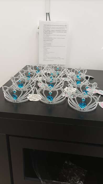 Фотография покупателя товара Корона на голову для девочки «Сердечко», с камнями, МИКС - Фото 1