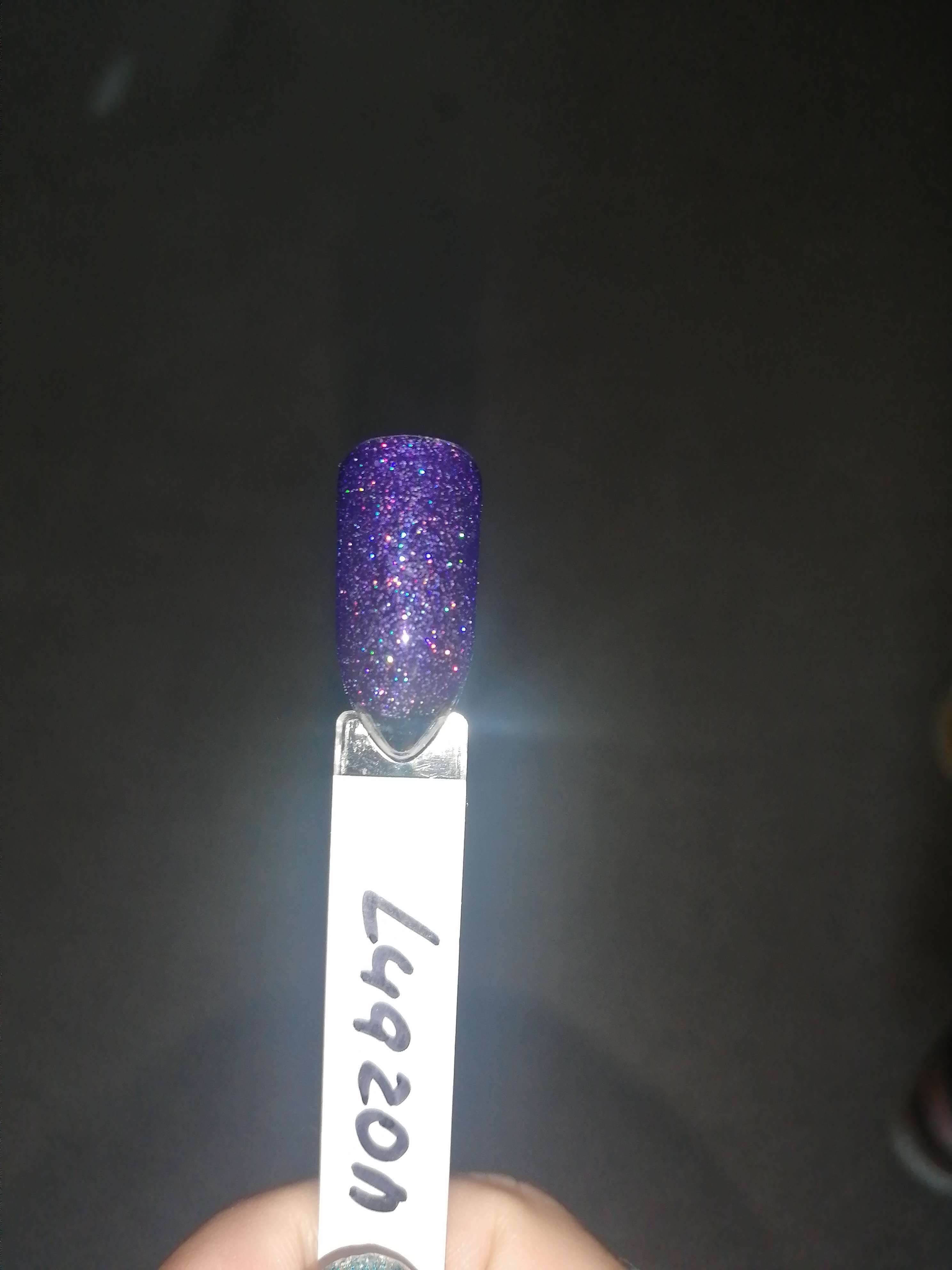 Фотография покупателя товара Гель-лак для ногтей, 5284-494, трёхфазный, LED/UV, 10мл, цвет 5284-494 тёмно-бордовый блёстки - Фото 11