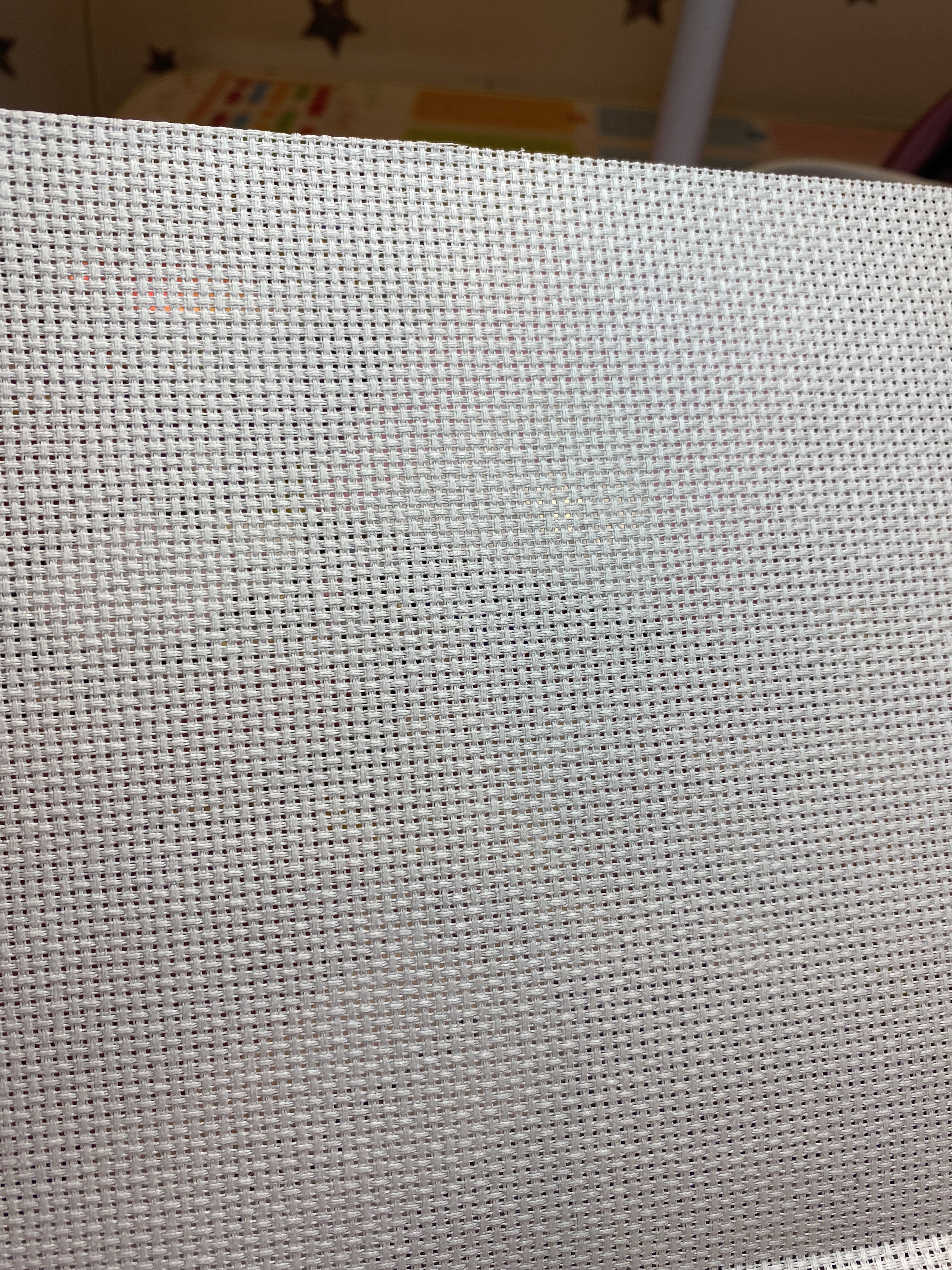 Фотография покупателя товара Канва для вышивания, №14, 30 × 40 см, цвет белый