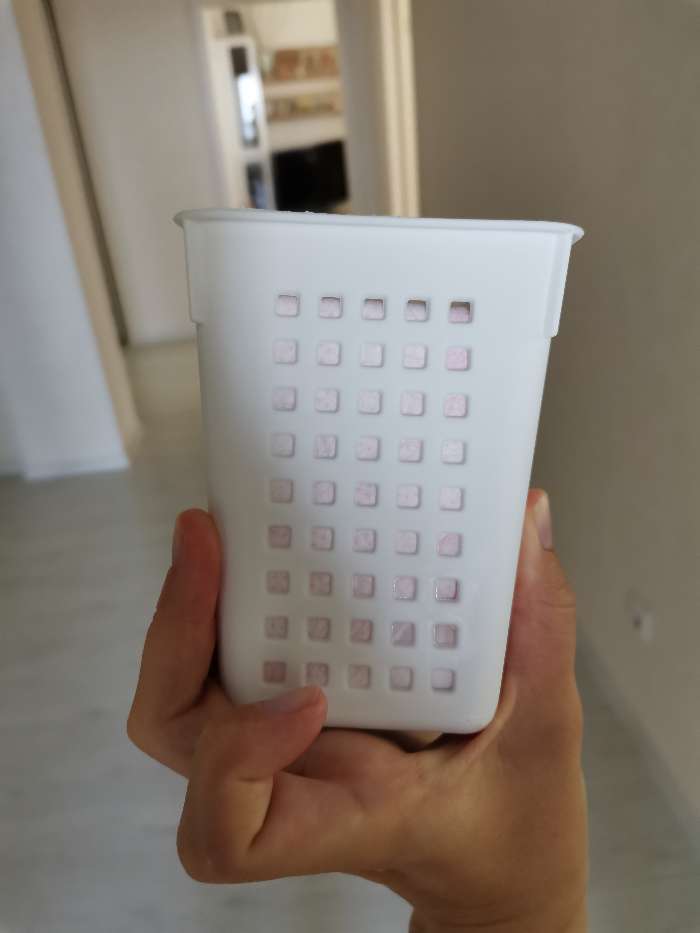 Фотография покупателя товара Органайзер с перегородками «Лофт», 24,5×9,5×14 см, цвет белый