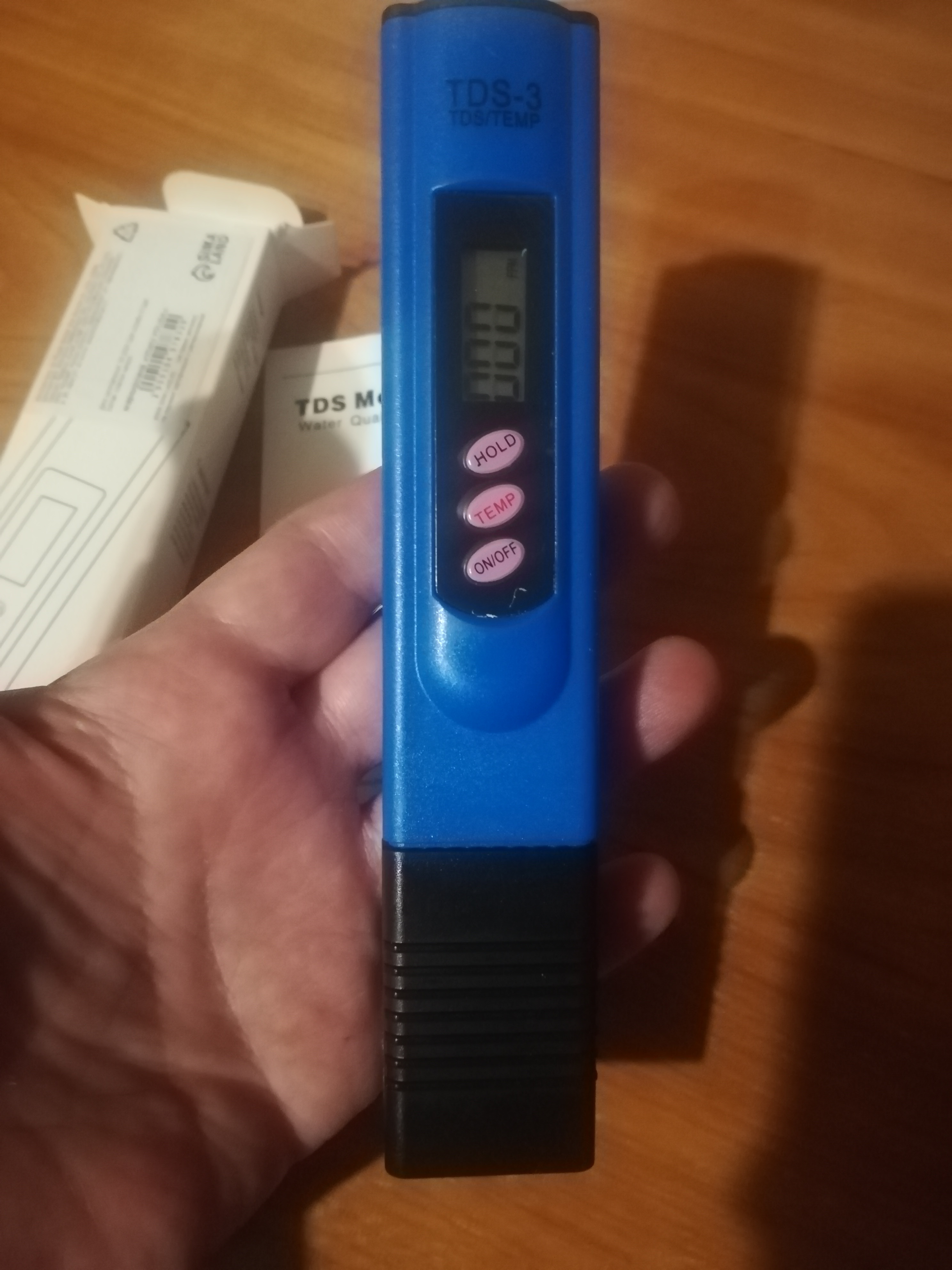 Фотография покупателя товара Тестер качества воды, TDS метр, электронный, портативный - Фото 1