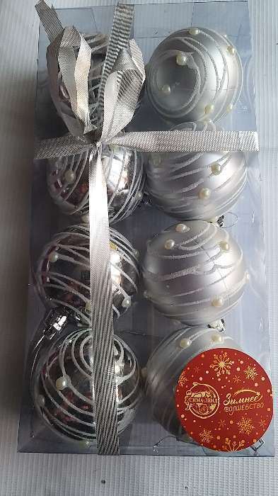 Фотография покупателя товара Ёлочные игрушки «Жемчужный орион», шары новогодние, d=6 см, набор 8 шт., золотистый - Фото 10