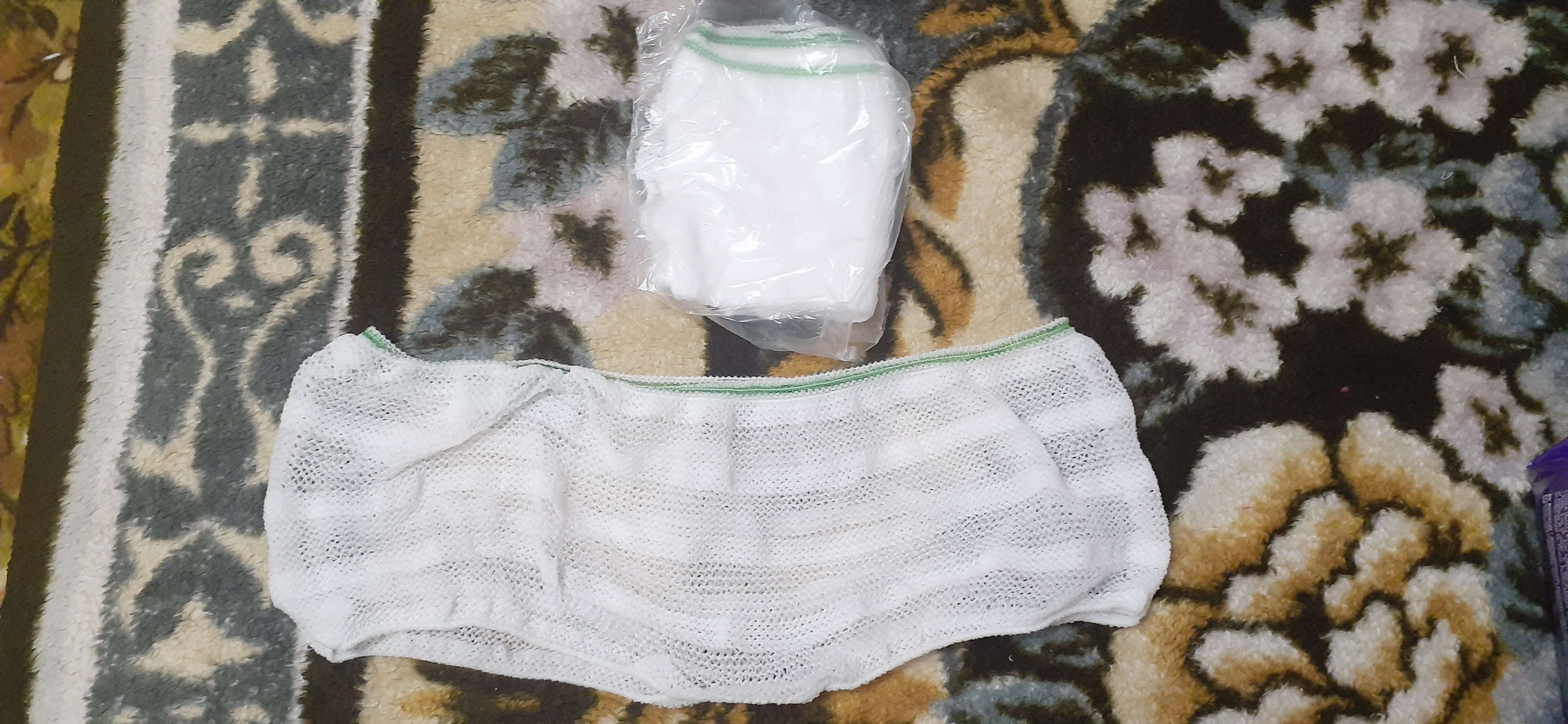 Фотография покупателя товара Одноразовый стерильный набор: трусики гинекологические, в упаковке 2 шт., размер XL