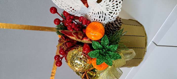 Фотография покупателя товара Основа для творчества и декора «Мандарин» набор 6 шт., размер 1 шт.: 5.5×5.5×4 см - Фото 3