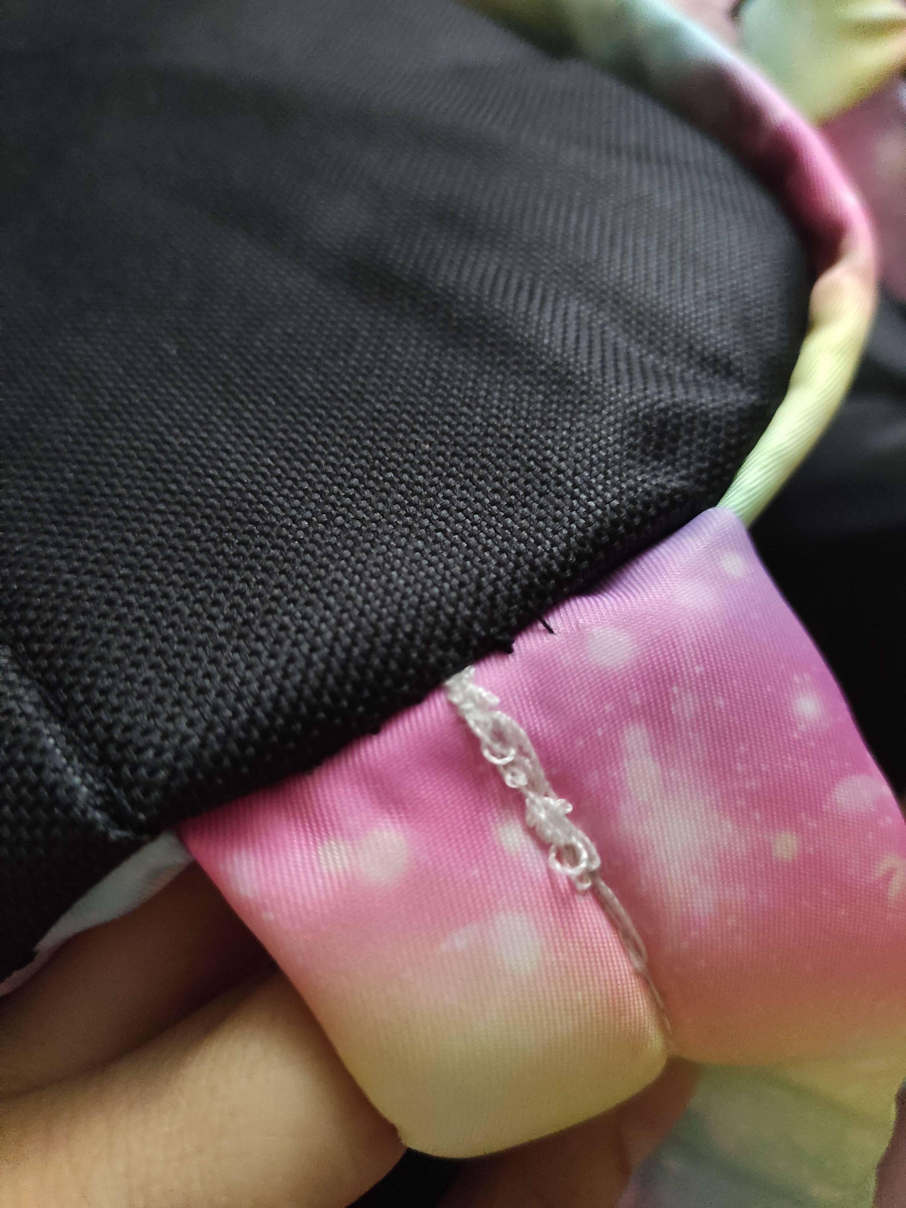 Фотография покупателя товара Набор: Рюкзак молодёжный на молнии, с карманами, поясная сумка, с принтом, размер 30 х 12 х 40 см, светло-розовый - Фото 7