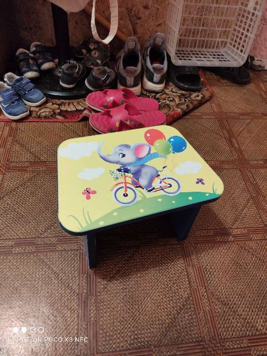 Фотография покупателя товара Стул-подставка для умывания детский «Слоник» - Фото 5