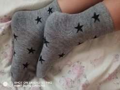 Фотография покупателя товара Носки детские, цвет серый, размер 18-20 - Фото 3