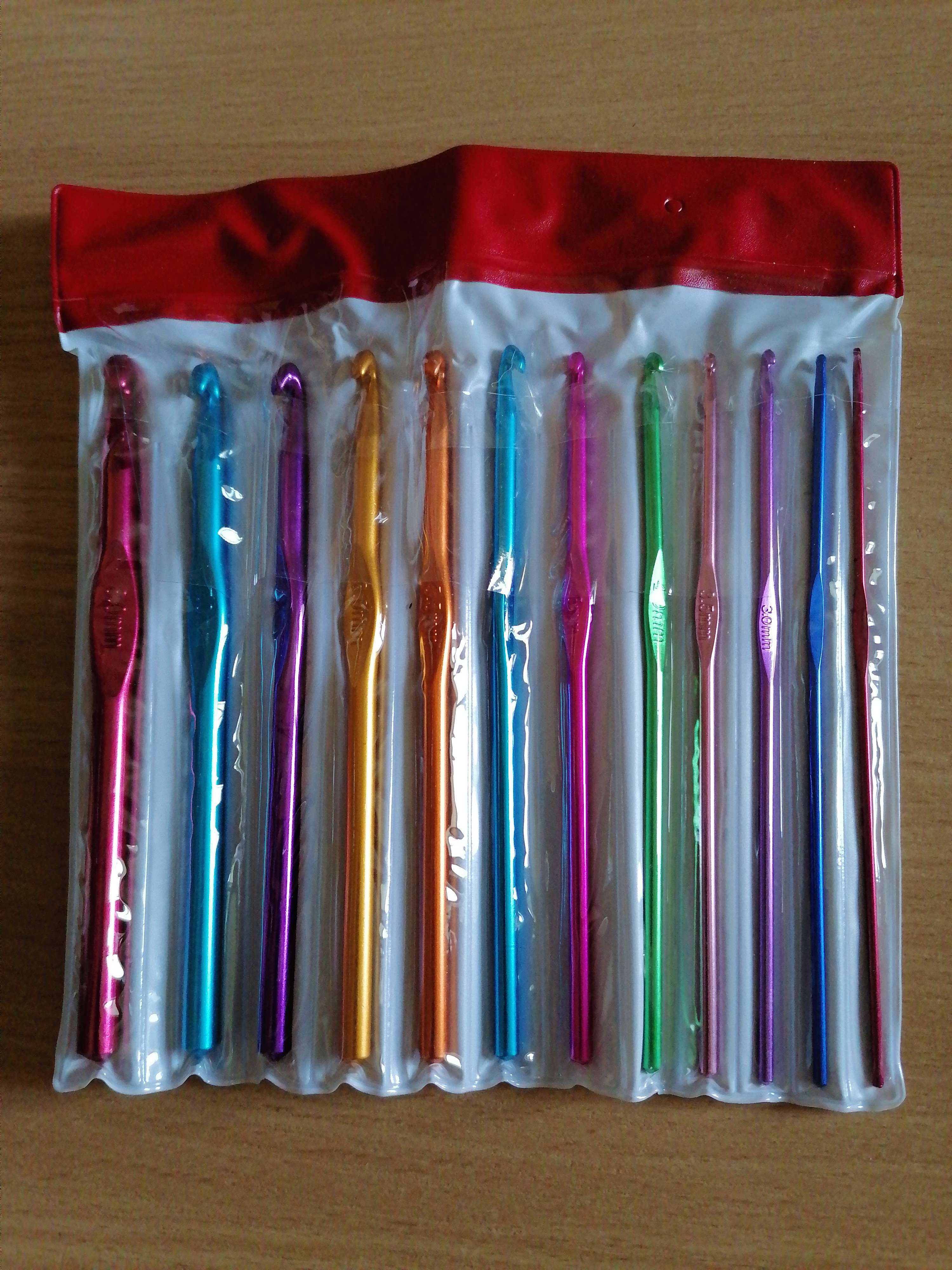 Фотография покупателя товара Набор крючков для вязания, d = 2-8 мм, 14,5 см, 12 шт, цвет разноцветный - Фото 3