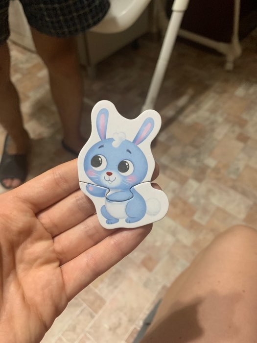 Фотография покупателя товара УЦЕНКА Макси-пазлы в металлической коробке «Весёлые зверята», 40 деталей - Фото 8