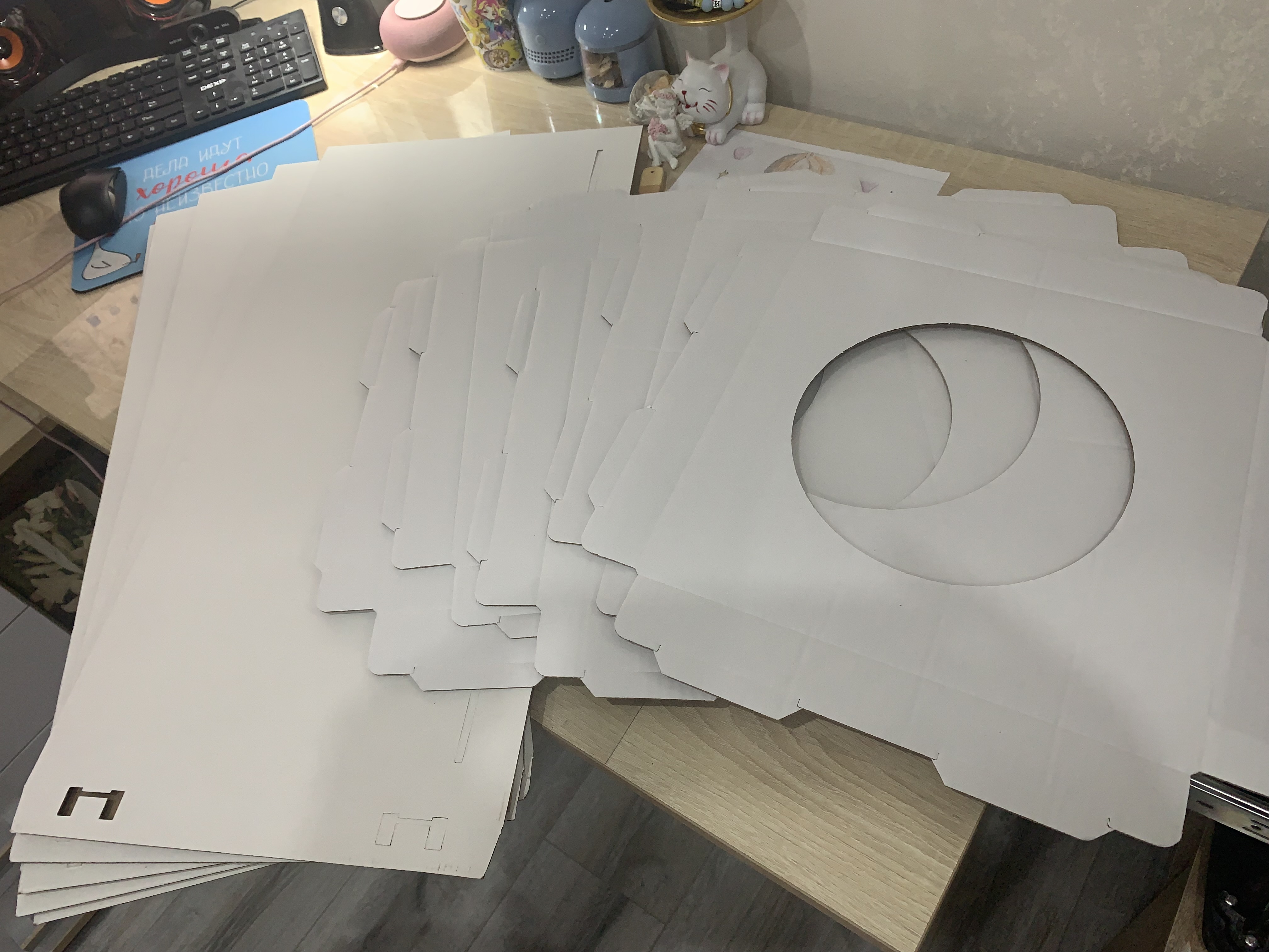 Фотография покупателя товара Коробка под торт с окном, белая, 30×30×30 см - Фото 25