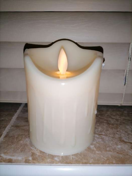 Фотография покупателя товара Свеча светодиодная «Мерцание», горит жёлтым - Фото 2