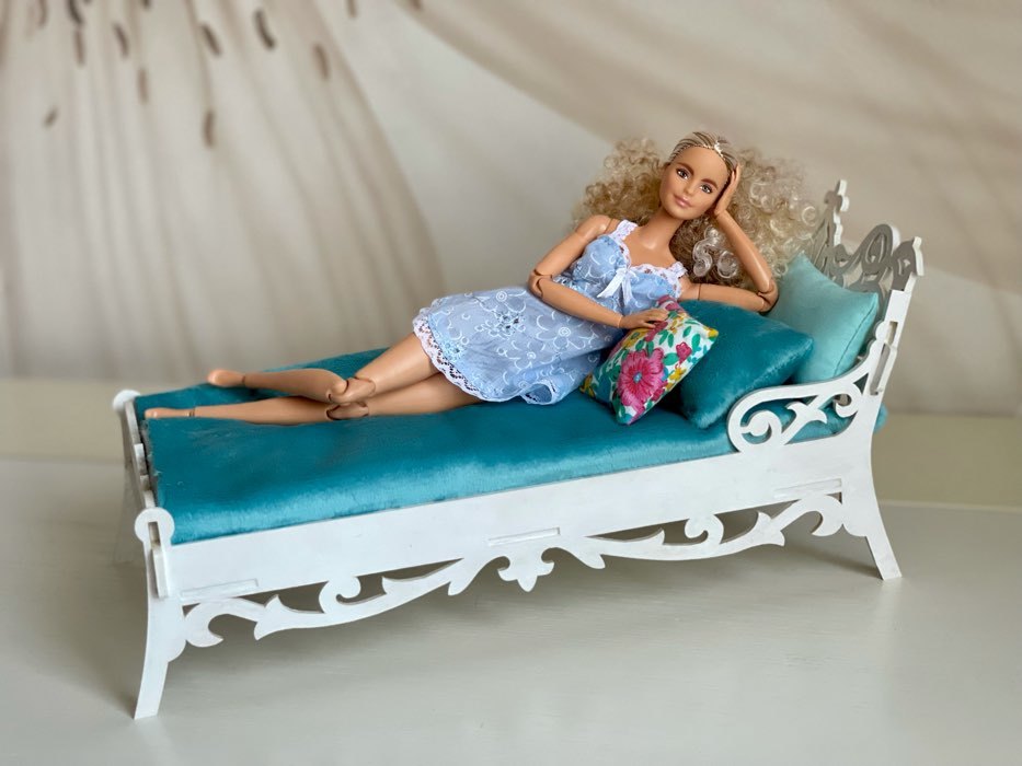 Фотография покупателя товара Конструктор «Кровать для кукол типа Barbie» - Фото 3