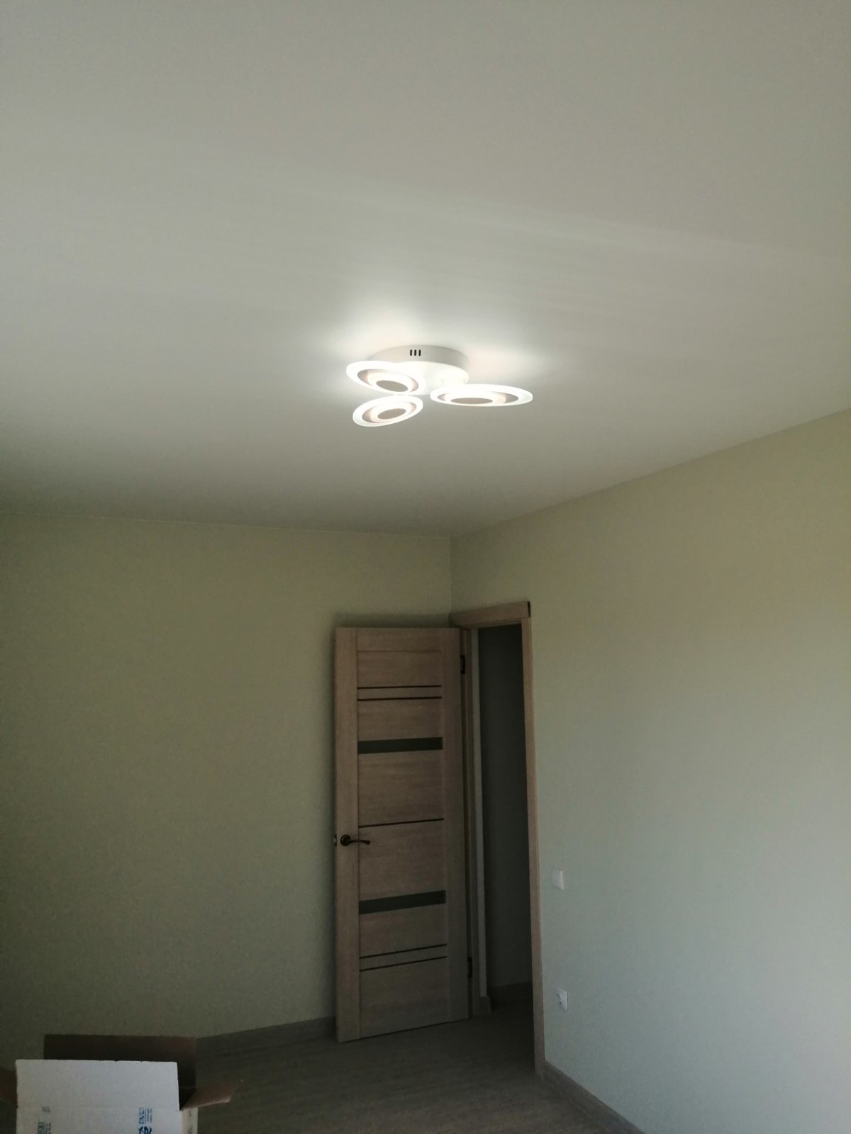 Фотография покупателя товара Люстра 114К006992 LED 50 Вт белый 55×55×10 см - Фото 3