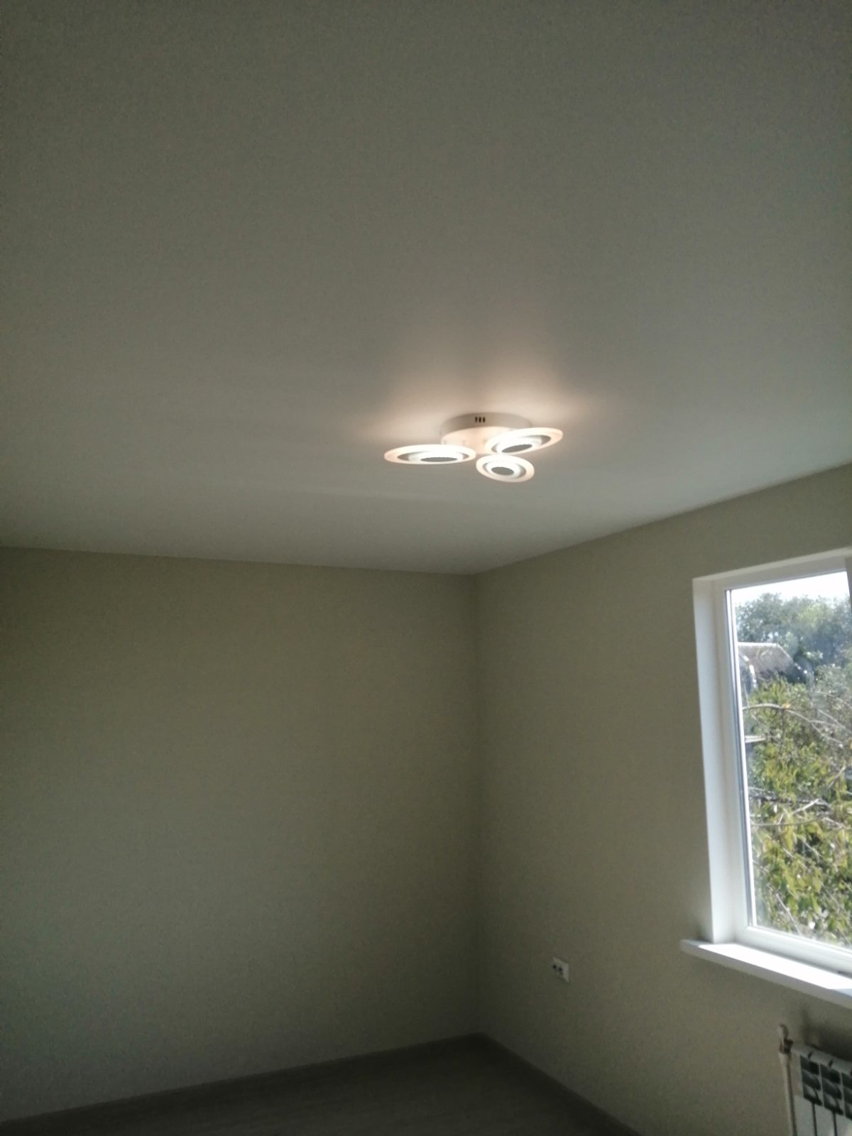 Фотография покупателя товара Люстра 114К006992 LED 50 Вт белый 55×55×10 см - Фото 2