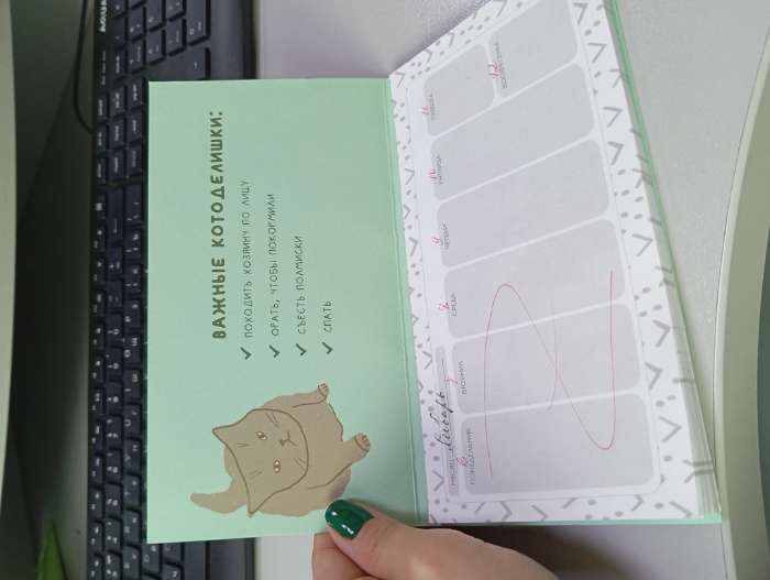 Фотография покупателя товара Планер с отрывными листами «Превращай мечты в цели» - Фото 2