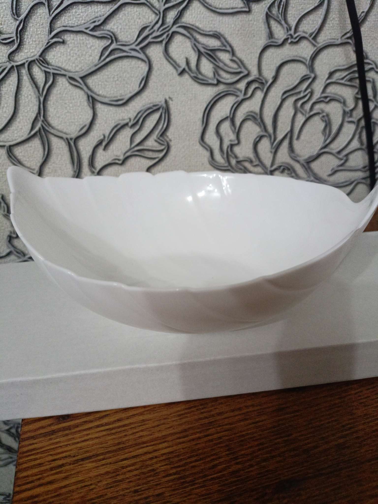 Фотография покупателя товара Салатник Avvir «Лист», 700 мл, 22×17×8 см, стеклокерамика - Фото 1