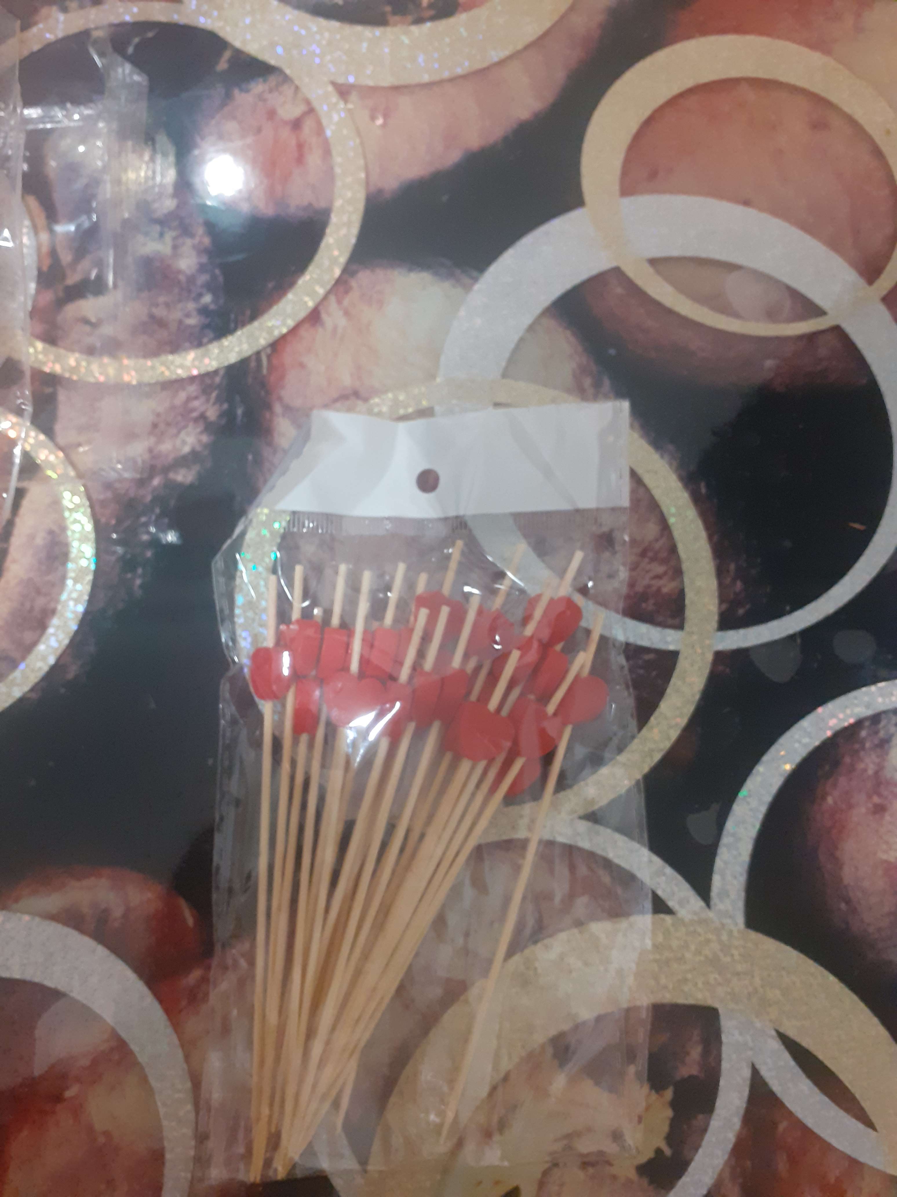 Фотография покупателя товара Шпажки «Пылкое сердце», 12 см, набор 25 шт