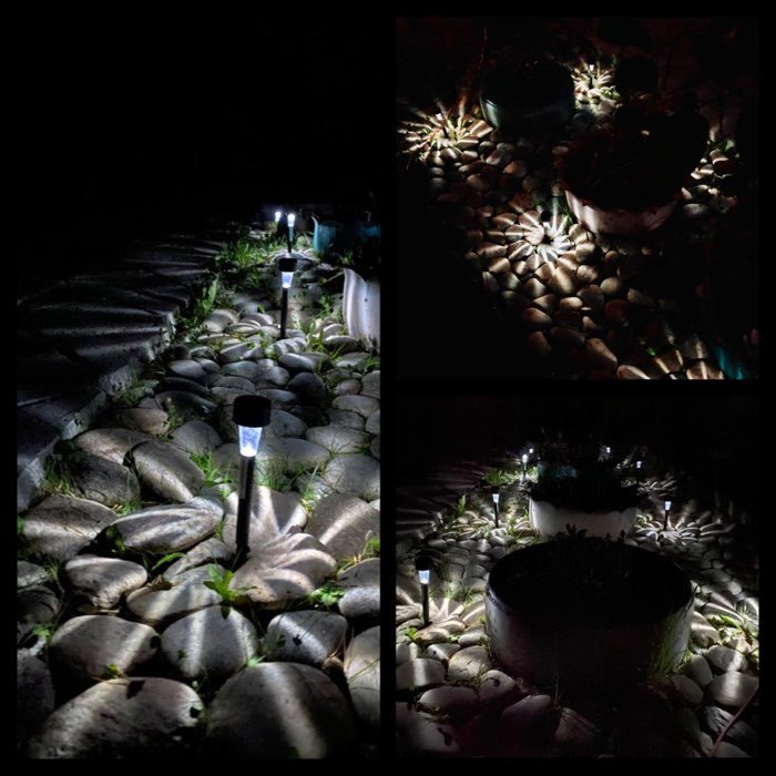 Фотография покупателя товара Садовый светильник на солнечной батарее «Трапеция», 4.5 × 30 × 4.5 см, 1 LED, свечение белое - Фото 33