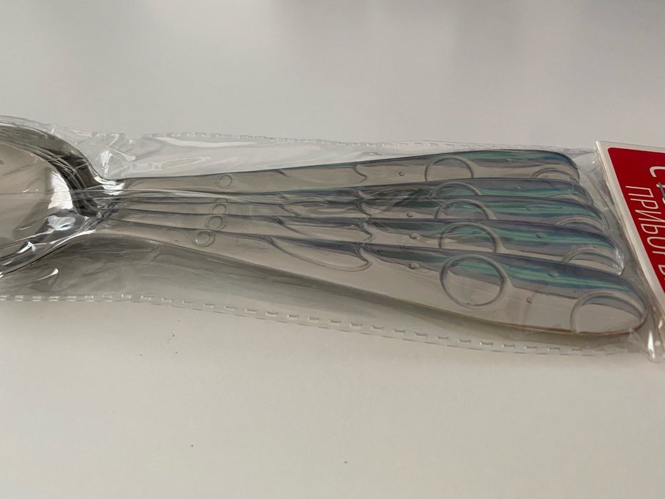 Фотография покупателя товара Набор ложек столовых из нержавеющей стали Доляна «Бабл», 20 см, 6 шт - Фото 1