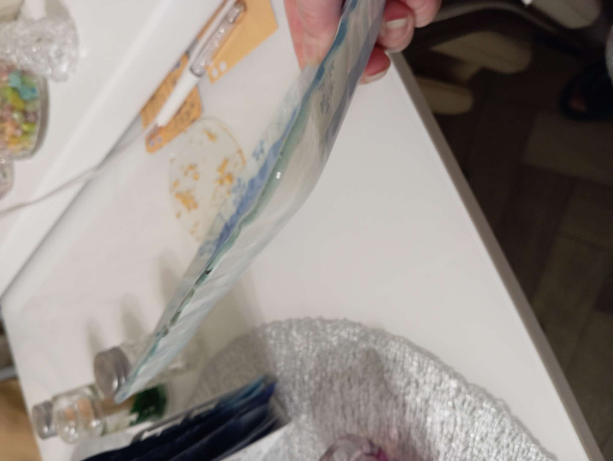 Фотография покупателя товара Блюдо новогоднее прямоугольное Доляна «Зимняя сказка», 25×15 см, стекло - Фото 3