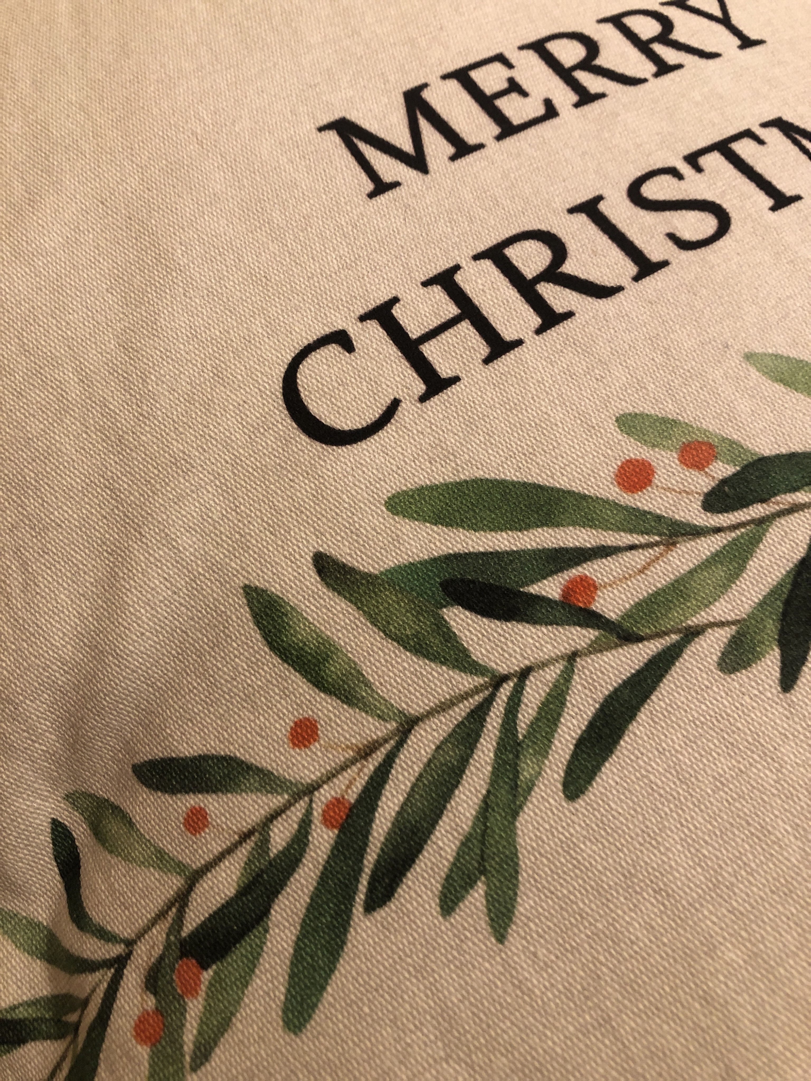 Фотография покупателя товара Наволочка декоративная новогодняя «Этель. Merry Christmas» 40×40(±4) см, 100% хлопок - Фото 2