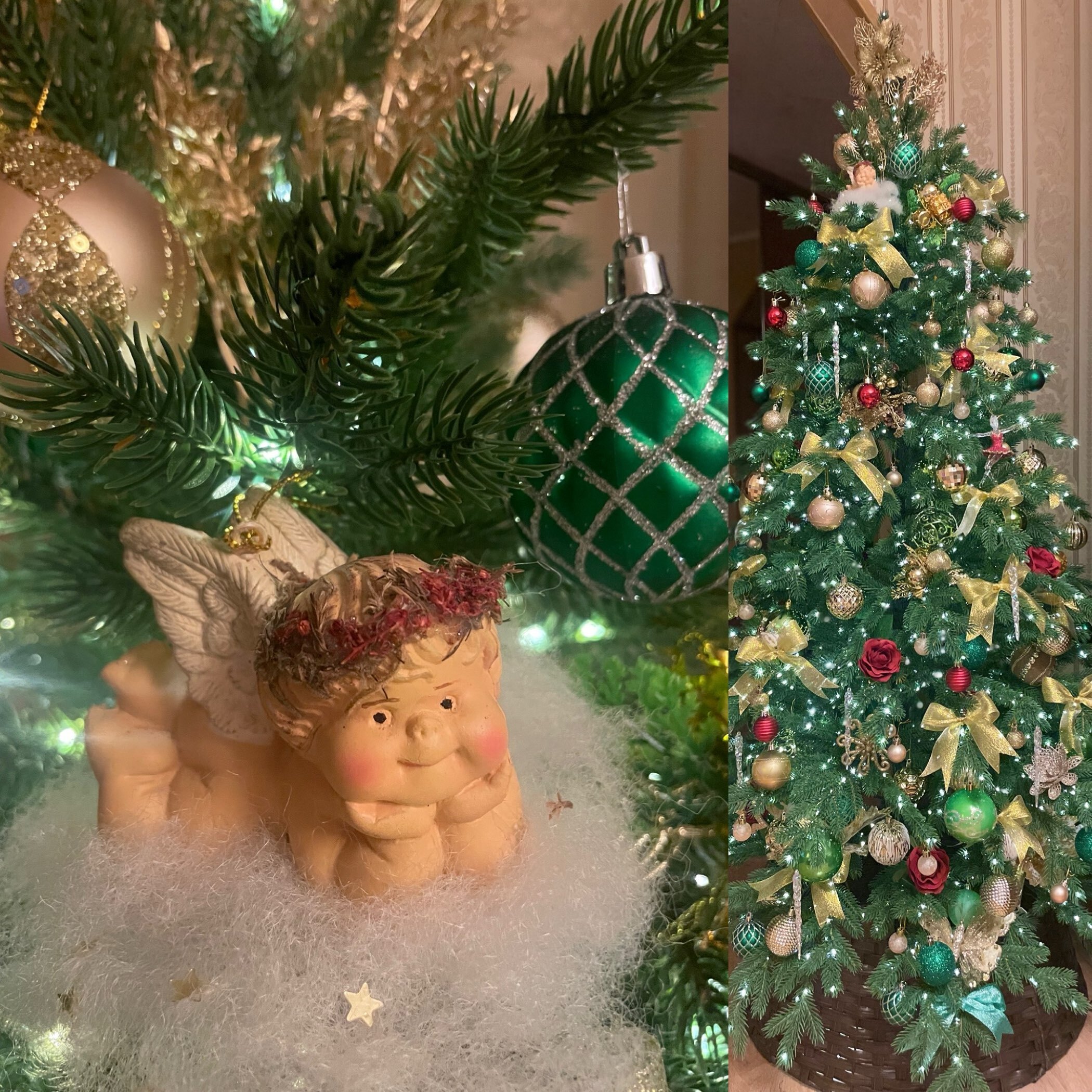 Фотография покупателя товара Ёлочные игрушки «Хоровод», шары новогодние, d=2.5 и 5.5 см, набор 33 шт., сиреневый - Фото 7