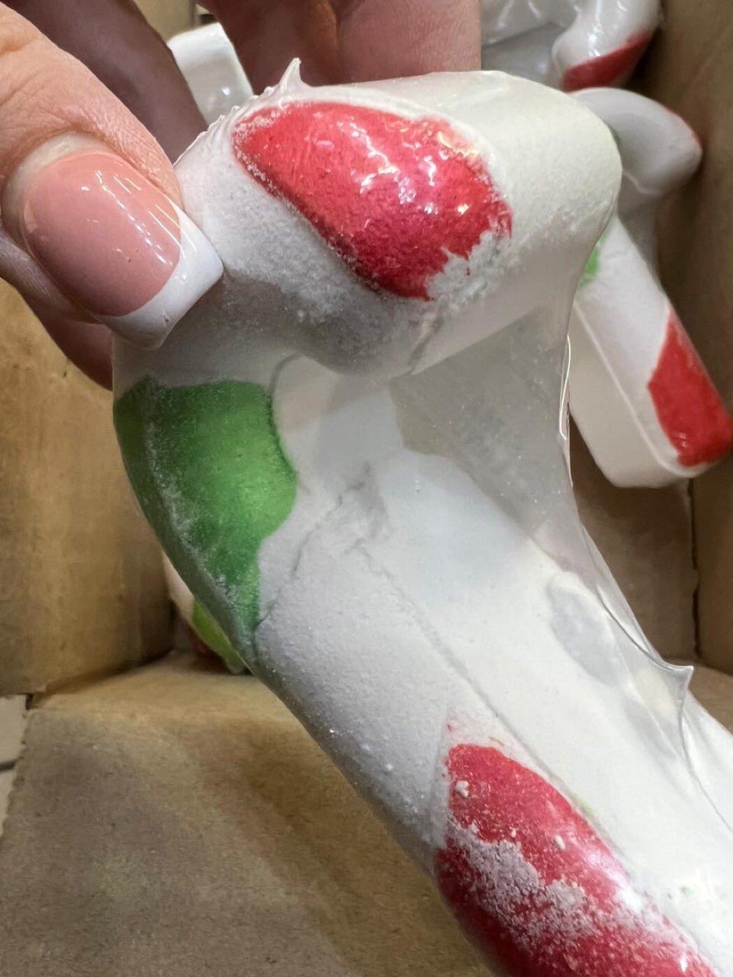 Фотография покупателя товара Новогодняя бомбочка для ванны «Леденец», 100 г - Фото 13