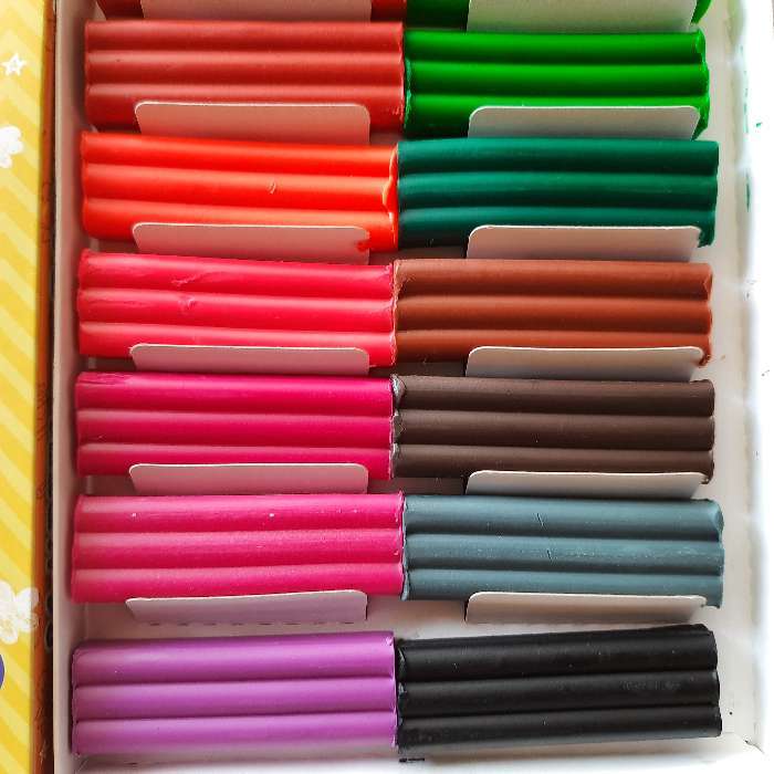 Фотография покупателя товара Пластилин мягкий (восковой) Calligrata, 24 цвета, 360 г