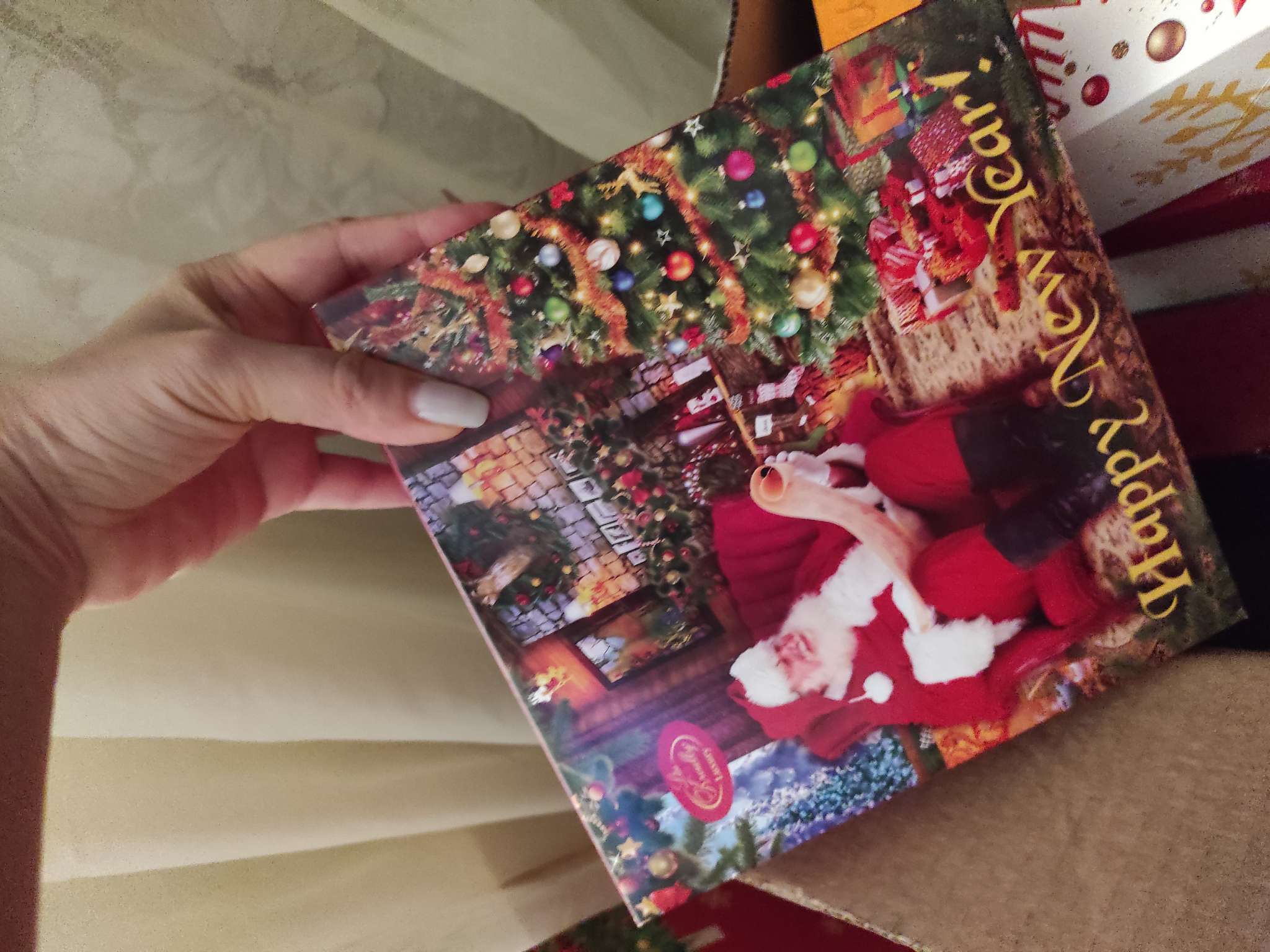Фотография покупателя товара Новогодний подарочный набор косметики Liss Kroully "Happy New Year": гель для душа, 260 мл + пена для ванн "Пихта", 260 мл - Фото 1