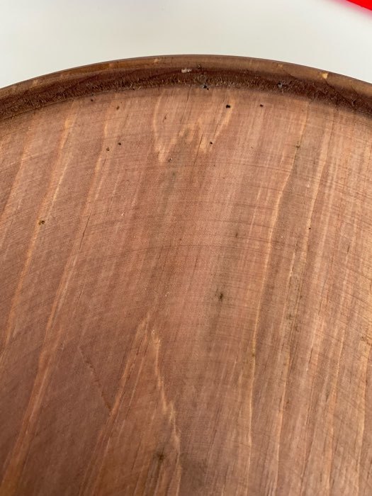 Фотография покупателя товара Поднос из натурального кедра Mаgistrо, 25×2,8 см, цвет шоколадный
