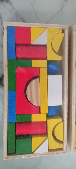 Фотография покупателя товара Конструктор малый «Строим город», 26 деталей - Фото 5