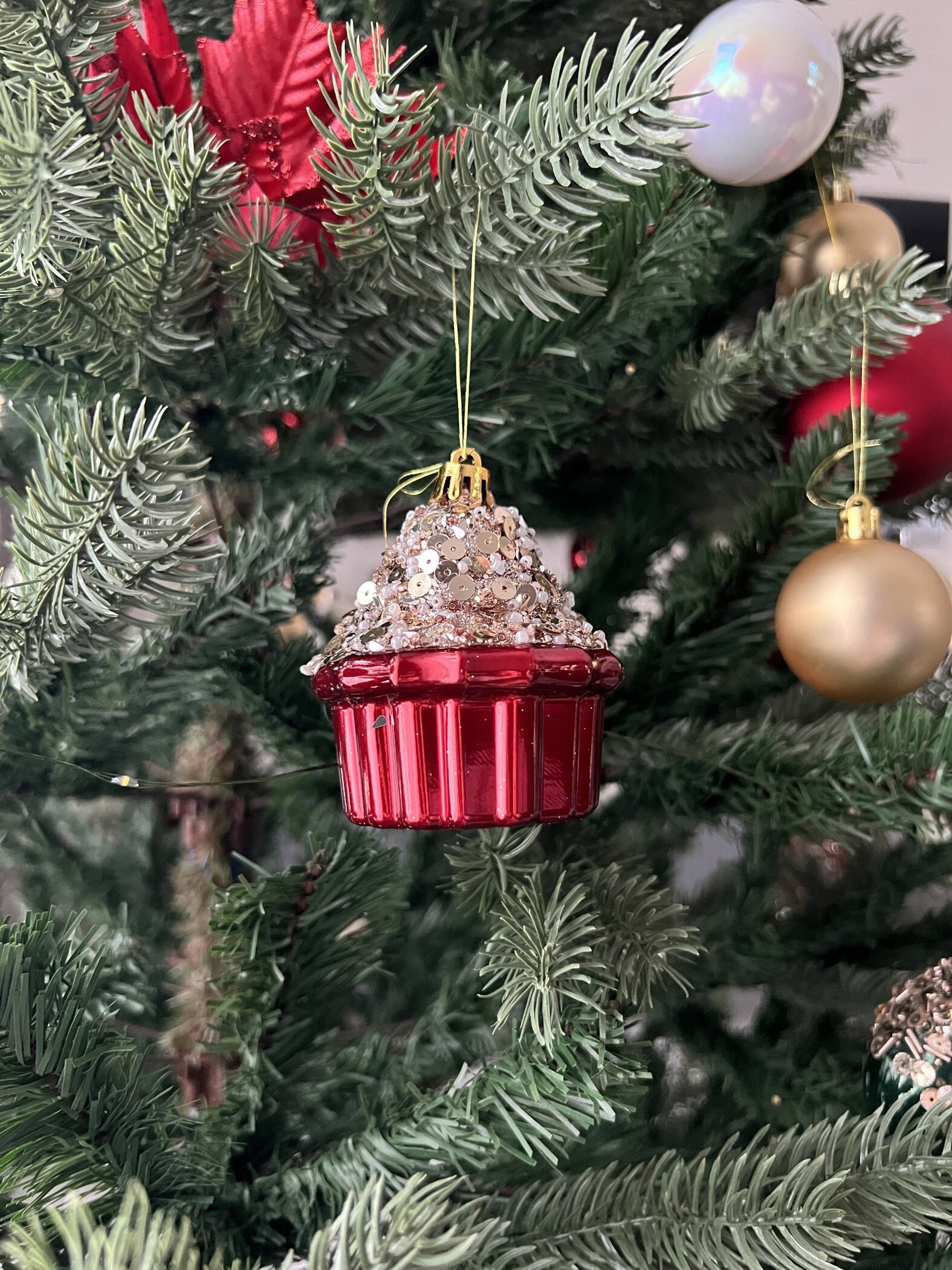 Фотография покупателя товара Ёлочные игрушки 3 шт. «Пирожное Феерия нежность» 8×5.5 см, МИКС - Фото 1