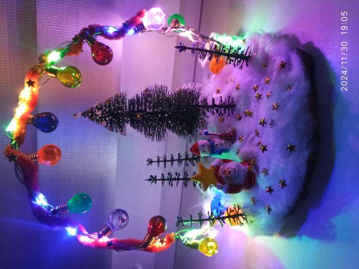 Фотография покупателя товара Миниатюра кукольная «Дед Мороз со звездой», набор 2 шт., размер 1 шт. — 3,7 × 2,3 см - Фото 4