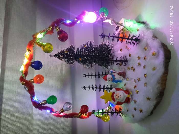 Фотография покупателя товара Миниатюра кукольная «Дед Мороз со звездой», набор 2 шт., размер 1 шт. — 3,7 × 2,3 см - Фото 3